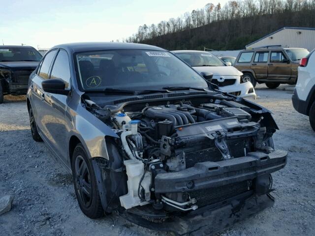 3VW2K7AJ8DM210171 - 2013 VOLKSWAGEN JETTA BASE GRAY photo 1