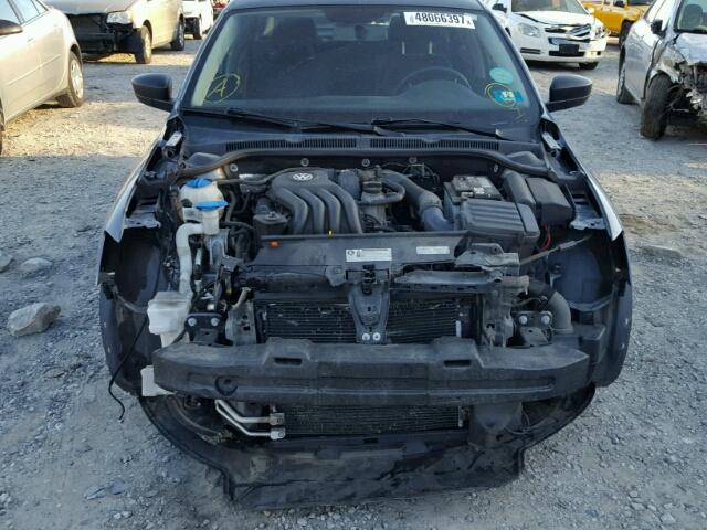 3VW2K7AJ8DM210171 - 2013 VOLKSWAGEN JETTA BASE GRAY photo 9