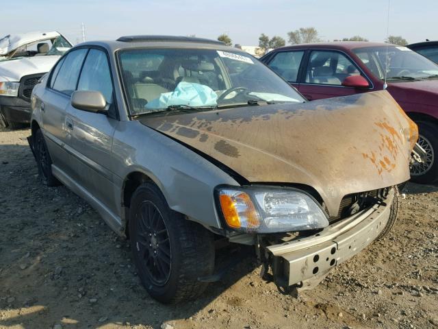 4S3BE645126213767 - 2002 SUBARU LEGACY GT GRAY photo 1