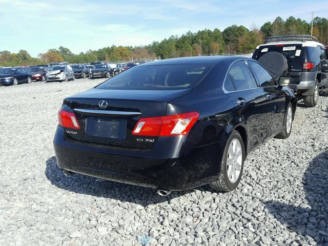 JTHBJ46G472129857 - 2007 LEXUS ES 350 BLACK photo 4