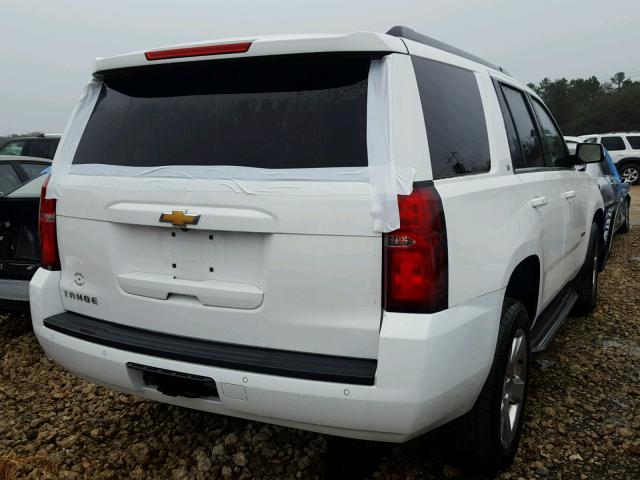 1GNSKBKC9FR658286 - 2015 CHEVROLET TAHOE K150 WHITE photo 4