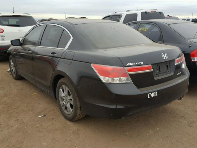 1HGCP2F60CA079895 - 2012 HONDA ACCORD SE BLACK photo 3