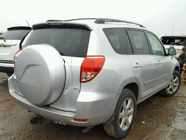 JTMBK31V685044680 - 2008 TOYOTA RAV4 LIMIT SILVER photo 4