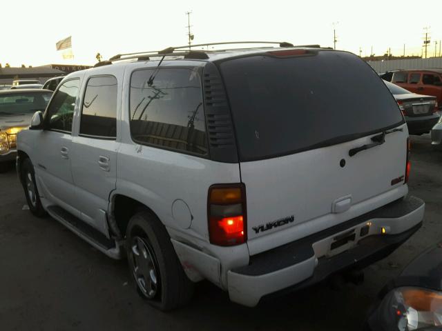 1GKEK63U81J304808 - 2001 GMC DENALI WHITE photo 3