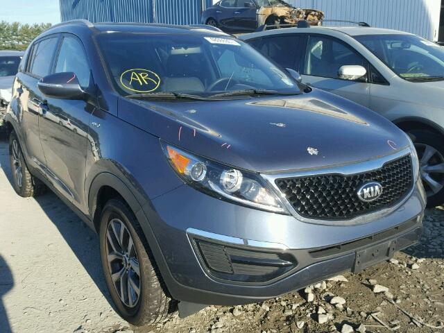 KNDPBCAC5F7749136 - 2015 KIA SPORTAGE L GRAY photo 1