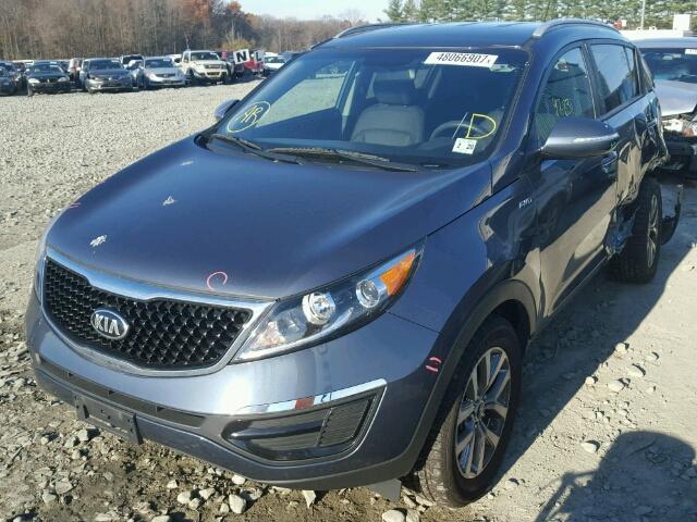 KNDPBCAC5F7749136 - 2015 KIA SPORTAGE L GRAY photo 2