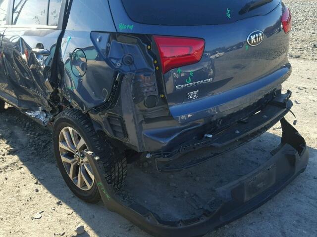 KNDPBCAC5F7749136 - 2015 KIA SPORTAGE L GRAY photo 9