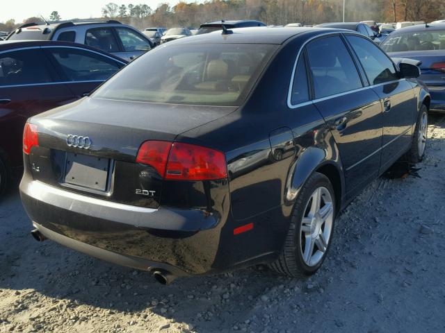 WAUAF78E47A131672 - 2007 AUDI A4 2 BLACK photo 4