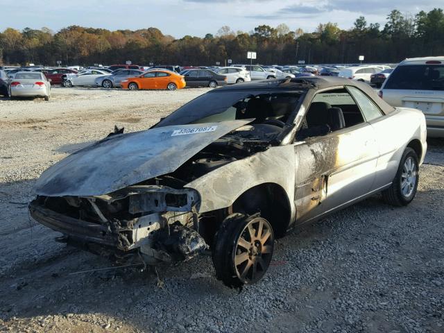 1C3EL75R16N135257 - 2006 CHRYSLER SEBRING GT GRAY photo 2