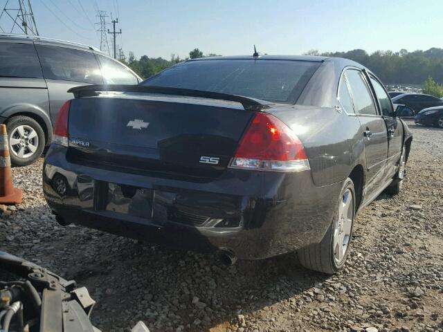 2G1WD58C779306227 - 2007 CHEVROLET IMPALA SUP BLACK photo 4