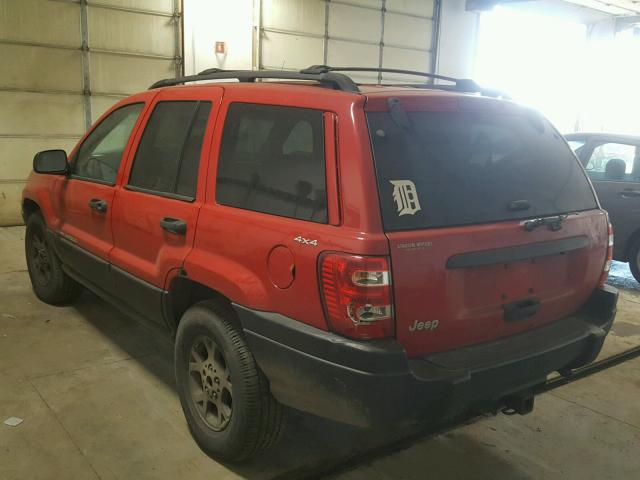 1J4GW58S9XC701431 - 1999 JEEP GRAND CHER RED photo 3