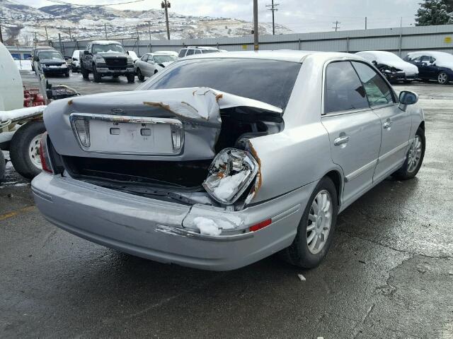 KMHFU45E94A349941 - 2004 HYUNDAI XG 350 SILVER photo 4