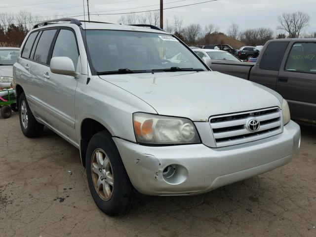 JTEEP21A040030976 - 2004 TOYOTA HIGHLANDER SILVER photo 1