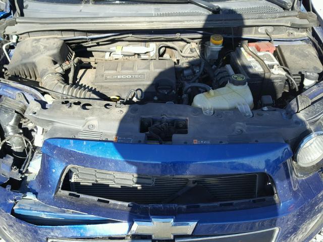 1G1JC5SBXC4198017 - 2012 CHEVROLET SONIC LT BLUE photo 7