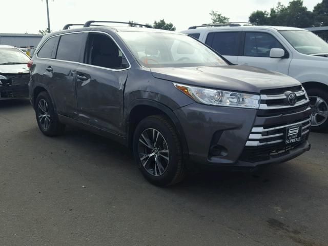 5TDBZRFH2JS841378 - 2018 TOYOTA HIGHLANDER CHARCOAL photo 1