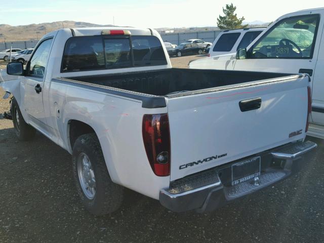 1GTCS149978148763 - 2007 GMC CANYON WHITE photo 3