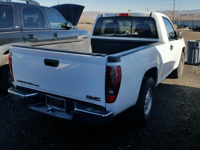 1GTCS149978148763 - 2007 GMC CANYON WHITE photo 4