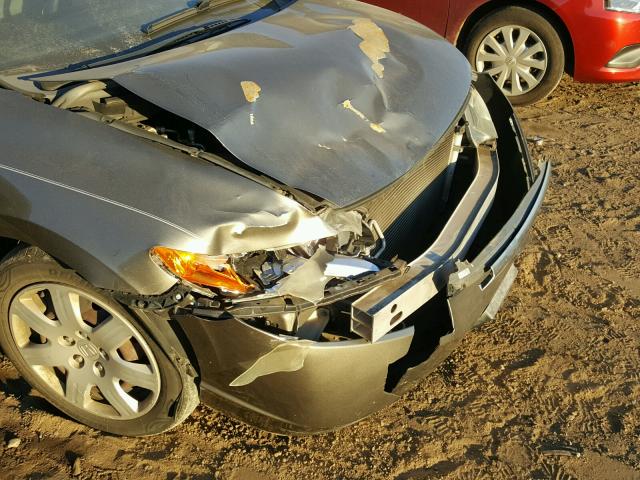 2HGFA16588H503283 - 2008 HONDA CIVIC LX GRAY photo 9