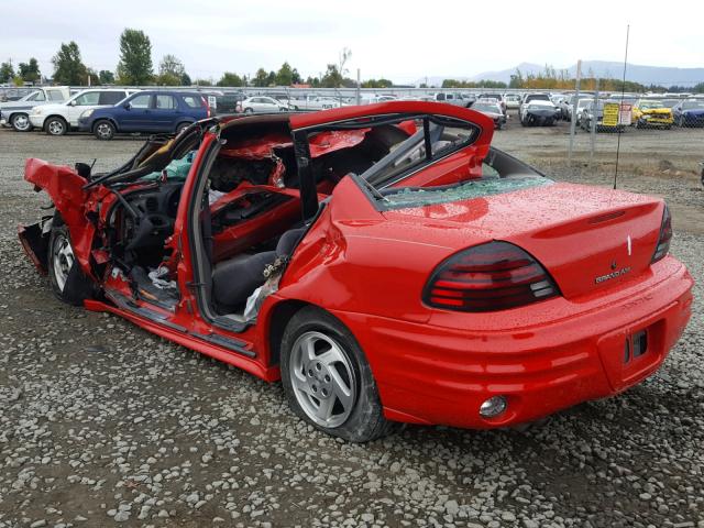 1G2NF52E4YC503636 - 2000 PONTIAC GRAND AM S Qırmızı foto 3