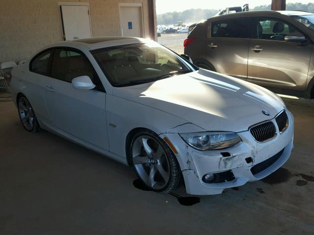 WBAKG7C58DJ438122 - 2013 BMW 335 I WHITE photo 1