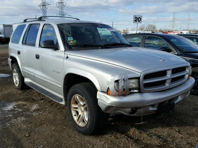 1B4HS78Z82F116391 - 2002 DODGE DURANGO R/ SILVER photo 1