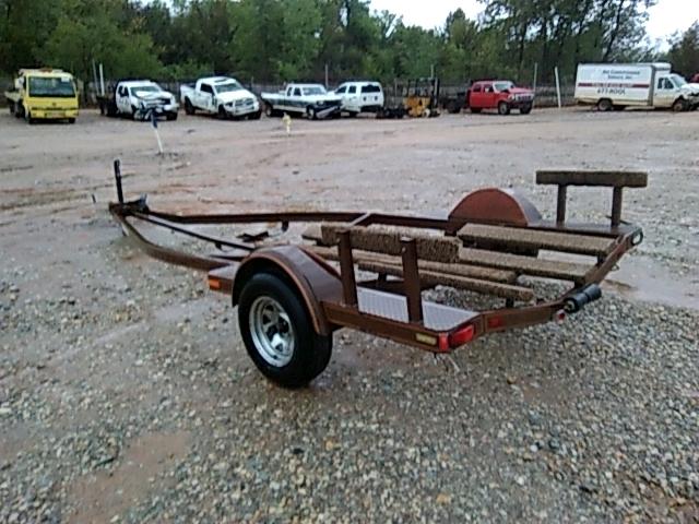 1YR190428GL000051 - 1986 BOAT TRAILER BROWN photo 3