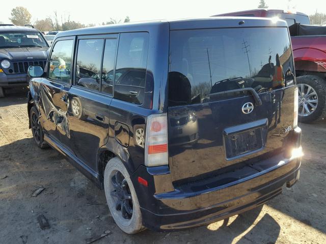 JTLKT334564091742 - 2006 TOYOTA SCION XB BLUE photo 3