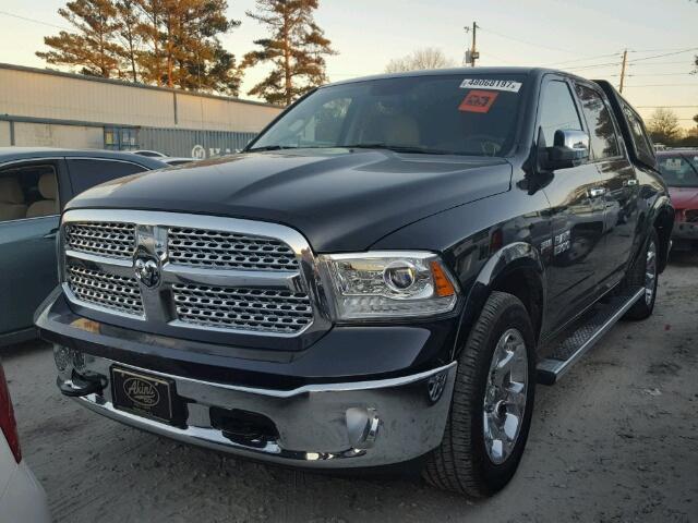 1C6RR7NT6GS202579 - 2016 RAM 1500 LARAM BLACK photo 2