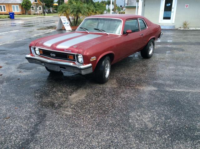 1Y27K3W150718 - 1973 CHEVROLET NOVA SS RED photo 1