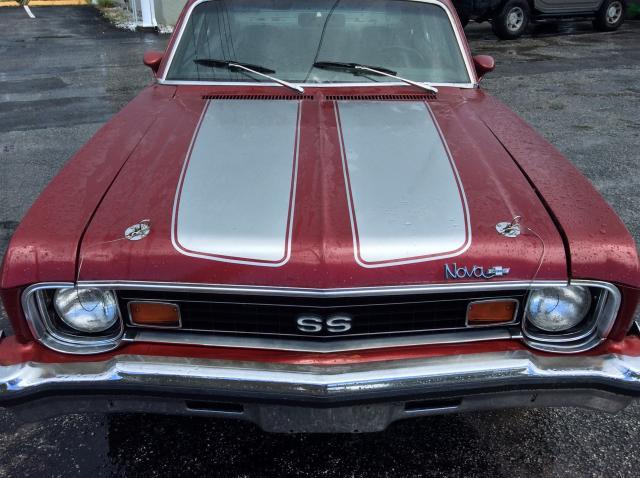 1Y27K3W150718 - 1973 CHEVROLET NOVA SS RED photo 3