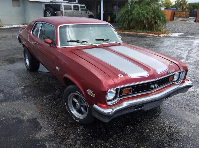 1Y27K3W150718 - 1973 CHEVROLET NOVA SS RED photo 8