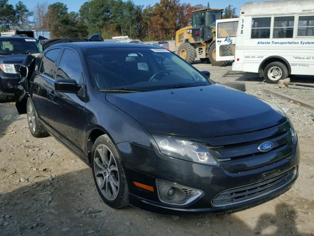 3FAHP0HA6BR176846 - 2011 FORD FUSION SE BLACK photo 1