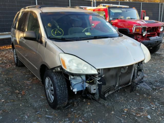 5TDZA23C55S314673 - 2005 TOYOTA SIENNA CE BEIGE photo 1