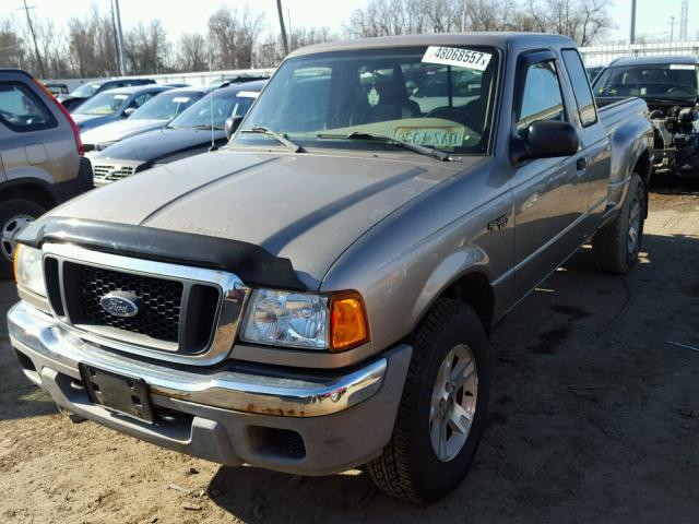 1FTYR15E24PA51645 - 2004 FORD RANGER SUP TAN photo 2