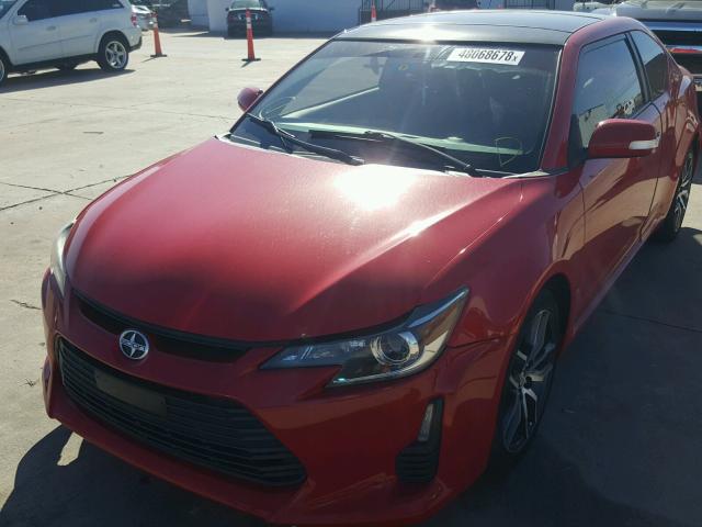 JTKJF5C70E3083775 - 2014 TOYOTA SCION TC 红色 照片 2