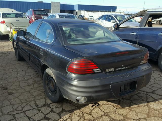 1G2NE52T1XM918830 - 1999 PONTIAC GRAND AM S 黑色 照片 3