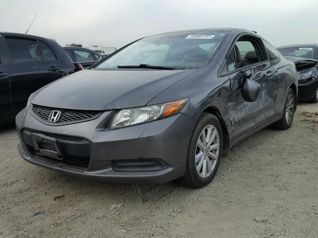 2HGFG3A85CH506663 - 2012 HONDA CIVIC EX CHARCOAL photo 2