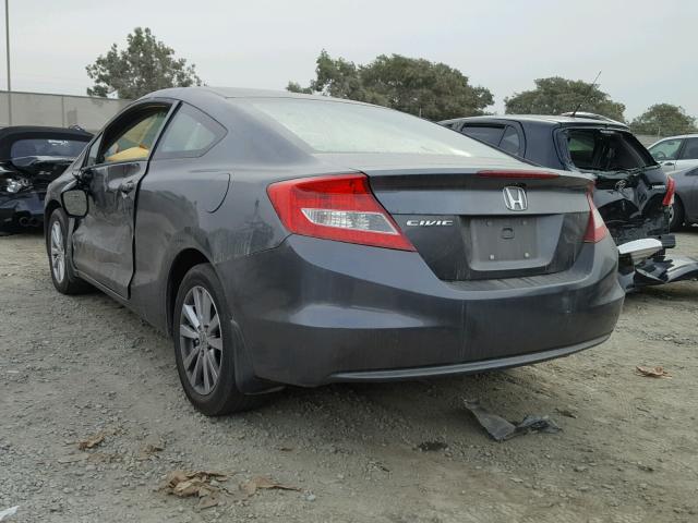 2HGFG3A85CH506663 - 2012 HONDA CIVIC EX CHARCOAL photo 3