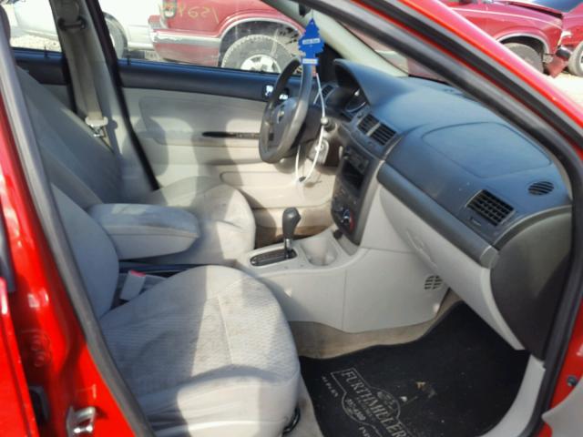 1G1AL58F387202327 - 2008 CHEVROLET COBALT LT RED photo 5