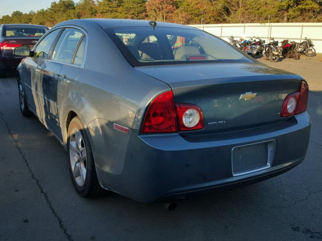 1G1ZH57B194206298 - 2009 CHEVROLET MALIBU 1LT GREEN photo 3