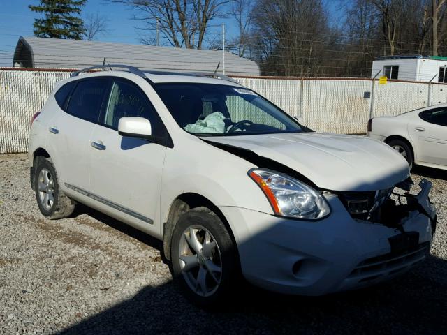 JN8AS5MV9BW309486 - 2011 NISSAN ROGUE S WHITE photo 1