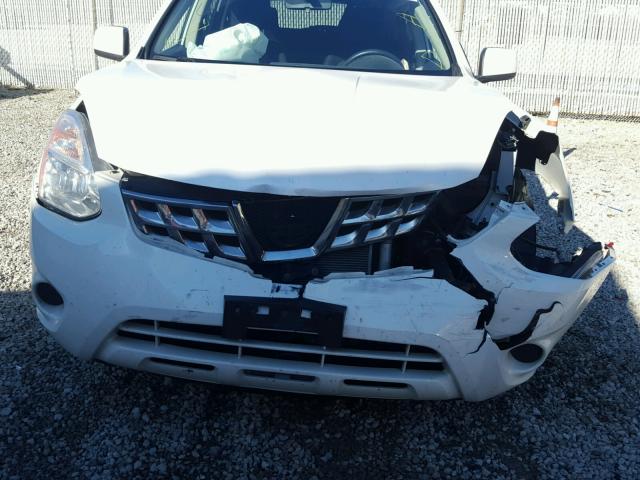 JN8AS5MV9BW309486 - 2011 NISSAN ROGUE S WHITE photo 9