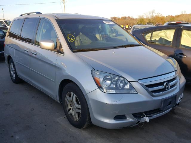 5FNRL38745B055156 - 2005 HONDA ODYSSEY EX SILVER photo 1