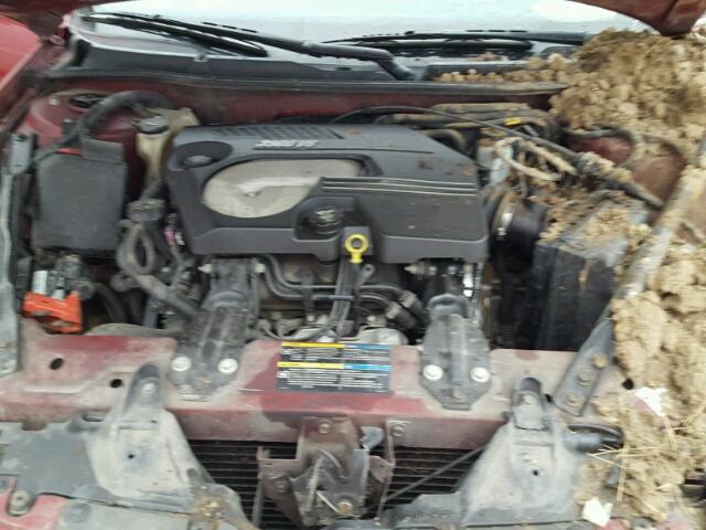 2G1WC581469158411 - 2006 CHEVROLET IMPALA LT MAROON photo 7