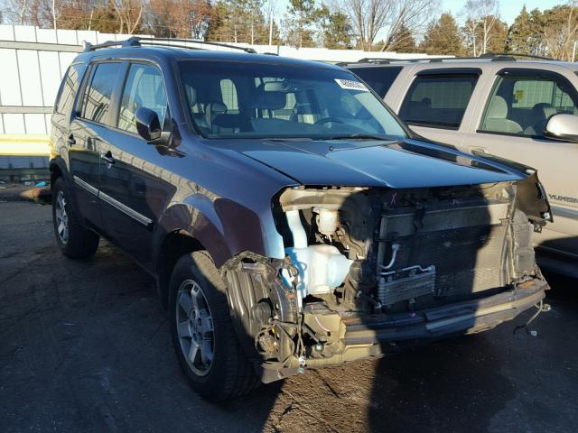 5FNYF48939B052202 - 2009 HONDA PILOT TOUR BLUE photo 1