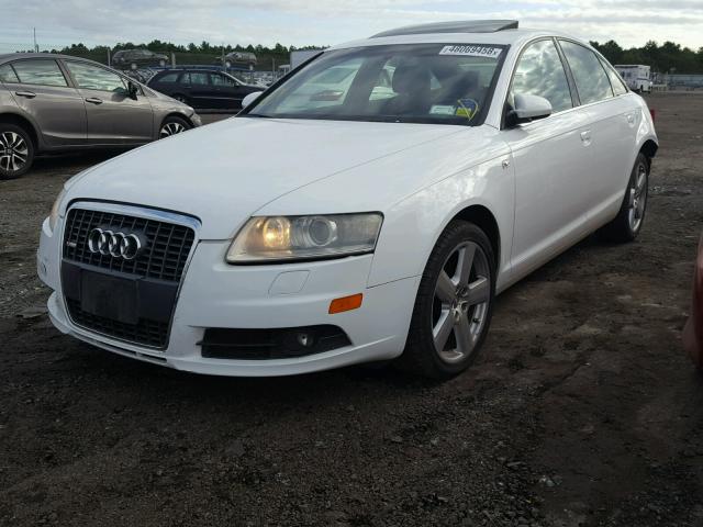 WAUDH74F18N168629 - 2008 AUDI A6 3.2 QUA WHITE photo 2