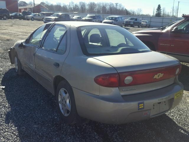 1G1JC52F547325419 - 2004 CHEVROLET CAVALIER TAN photo 3