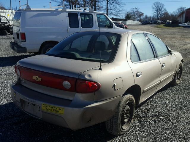 1G1JC52F547325419 - 2004 CHEVROLET CAVALIER TAN photo 4