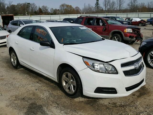 1G11B5SA6DF301286 - 2013 CHEVROLET MALIBU LS WHITE photo 1