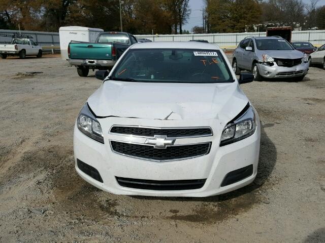 1G11B5SA6DF301286 - 2013 CHEVROLET MALIBU LS WHITE photo 9